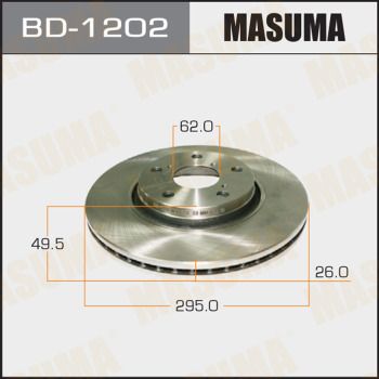 Купить BD-1202 Masuma Тормозные диски Авенсис Т27 (1.6, 1.8, 2.0)