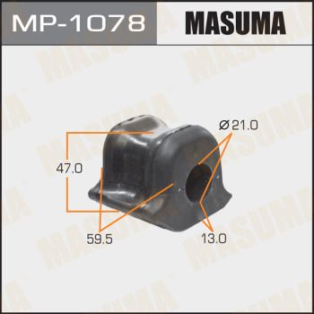 Купить MP-1078 Masuma Втулки стабилизатора Авенсис Т27 (1.6, 1.8, 2.0, 2.2)