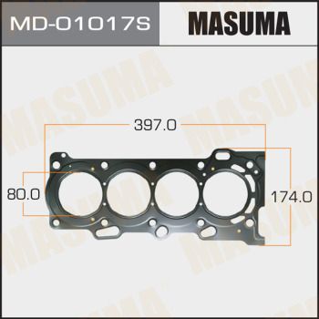 Купити MD-01017S Masuma Прокладка ГБЦ Королла (120, 140, 150) (1.4, 1.6, 1.8)