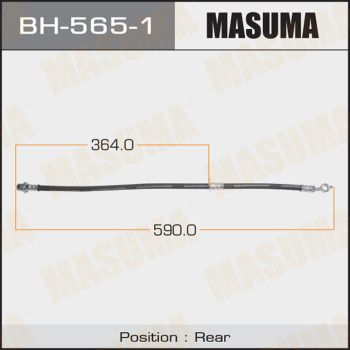 Купить BH-565-1 Masuma Тормозной шланг Камри (30, 40, 50) (2.0, 2.4, 2.5, 3.0, 3.5)