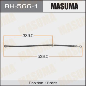Купити BH-566-1 Masuma Гальмівний шланг