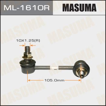 Купити ML-1610R Masuma Стійки стабілізатора СХ-7 (2.2 MZR-CD, 2.3 MZR DISI Turbo, 2.5 MZR)
