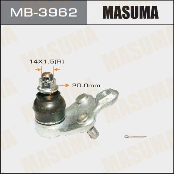 Купить MB-3962 Masuma Шаровая опора Avensis T25 (1.6, 1.8, 2.0, 2.4)