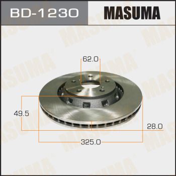 Купити BD-1230 Masuma Гальмівні диски
