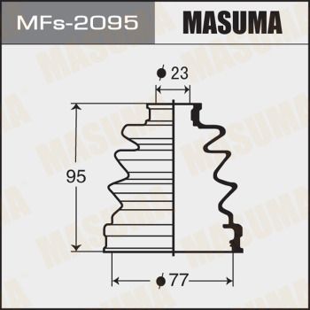 Купити MFs-2095 Masuma Пильник ШРУСа Mazda 3 BK (1.6, 2.0)