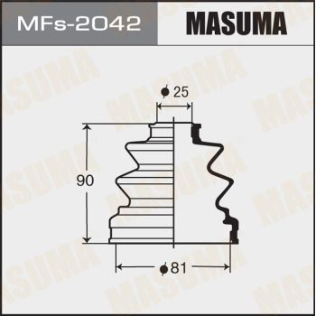 Купити MFs-2042 Masuma Пильник ШРУСа Pajero 3 (2.5 TDi, 3.2 DI-D, 3.5)