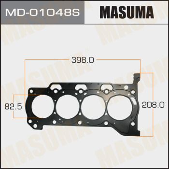 Купить MD-01048S Masuma Прокладка ГБЦ Auris (1.4, 1.6, 1.8)