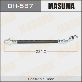 Купити BH-567 Masuma Гальмівний шланг Corolla (1.3, 1.4, 1.6, 2.0)