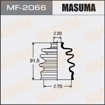 Пыльник ШРУСа MF-2066 Masuma фото 1