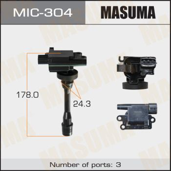 Котушка запалювання MIC-304 Masuma фото 1