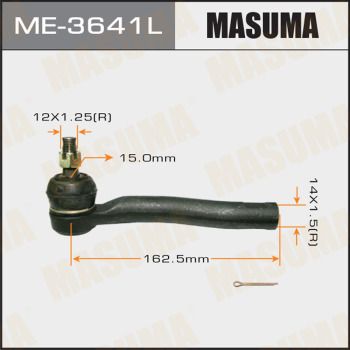 Купить ME-3641L Masuma Рулевой наконечник Corolla (120, 140, 150) (1.4, 1.5, 1.6, 1.8, 2.0)