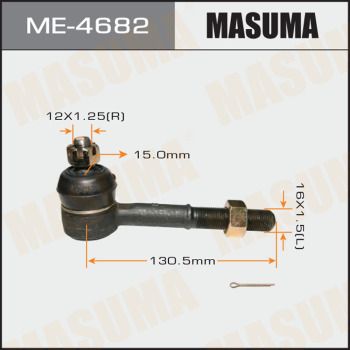 Купити ME-4682 Masuma Рульовий наконечник Террано (2.4 i 4WD, 2.7 TD 4WD, 3.0 i 4WD)