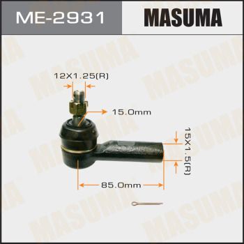 Купити ME-2931 Masuma Рульовий наконечник Ярис 1.8 VVTi