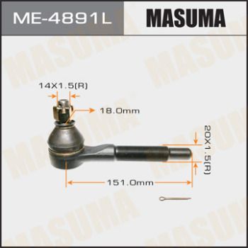 Купить ME-4891L Masuma Рулевой наконечник Патрол 3.0 DTi
