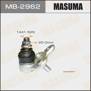 Купить MB-2962 Masuma Шаровая опора Corolla 100 (1.3, 1.6, 1.8, 2.0)