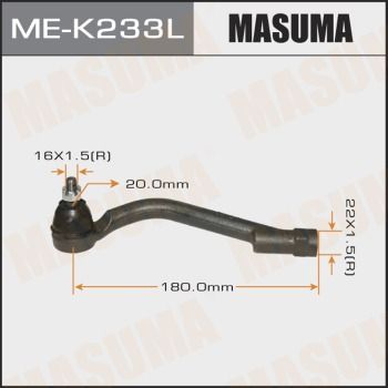 Купить ME-K233L Masuma Рулевой наконечник Sorento (2.2 CRDi 4WD, 2.4 CVVT 4WD)