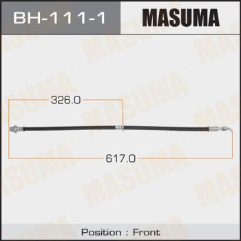 Купити BH-111-1 Masuma Гальмівний шланг Corolla (120, 140, 150) (1.4, 1.6, 1.8, 2.0, 2.2)
