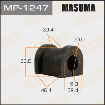 Втулка стабілізатора MP-1247 Masuma фото 1