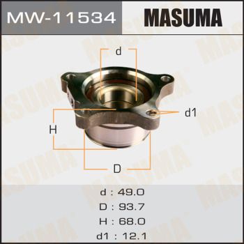 Купити MW-11534 Masuma Підшипник маточини