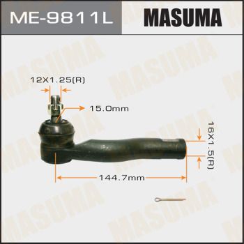 Купити ME-9811L Masuma Рульовий наконечник Avensis (2.0 D-4D, 2.0 VVT-i)