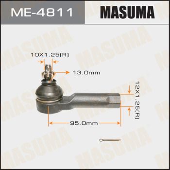 Наконечник рульової ME-4811 Masuma фото 1