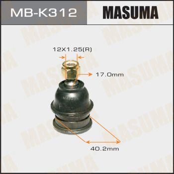 Купити MB-K312 Masuma Шарова опора Гетц (1.1, 1.3, 1.4, 1.5, 1.6)