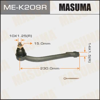 Купити ME-K209R Masuma Рульовий наконечник Elantra (1.6, 2.0)