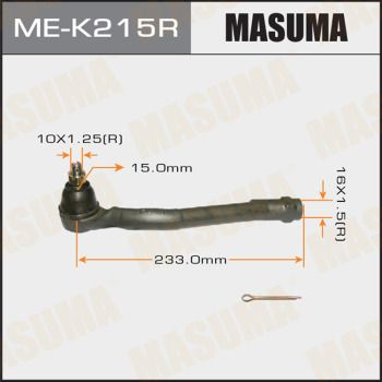 Купити ME-K215R Masuma Рульовий наконечник Іх 35 (1.6, 1.7, 2.0, 2.4)