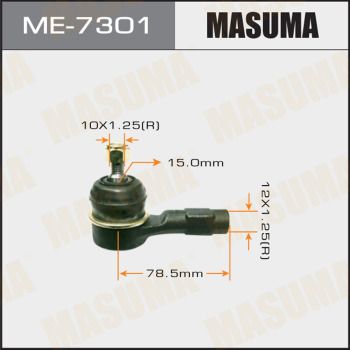 Купити ME-7301 Masuma Рульовий наконечник Лансер 9 (1.3, 1.5, 1.6, 1.8, 2.0)