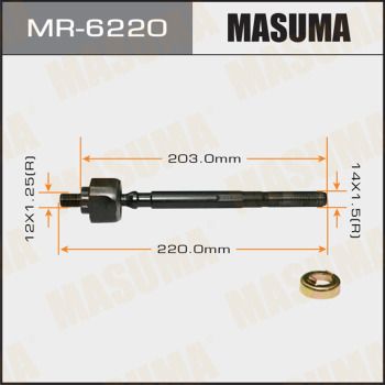 Купити MR-6220 Masuma Рульова тяга Хонда