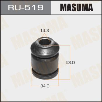 Купити RU-519 Masuma Втулки стабілізатора Ярис (1.0 VVT-i, 1.3 VVT-i, 1.33 VVT-i)