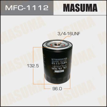 Масляний фільтр MFC-1112 Masuma –  фото 1