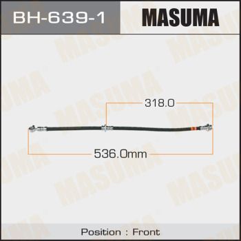 Купить BH-639-1 Masuma Тормозной шланг Murano (2.5 dCi, 3.5)
