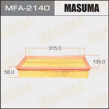 Купити MFA-2140 Masuma - Фільтра Фільтр повітряний NISSAN Murano Z51 08-, NISSAN Teana J32 08-