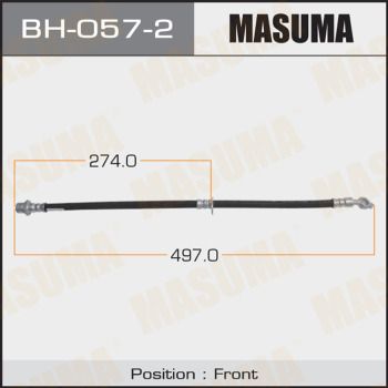 Купити BH-057-2 Masuma Гальмівний шланг Рав 4 2.0 4WD