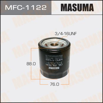 Купити MFC-1122 Masuma Масляний фільтр  Land Cruiser (90, 150, Prado) (2.4, 2.7, 2.8, 3.0, 3.4)