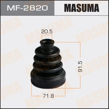 Купить MF-2820 Masuma Пыльник ШРУСа Impreza (1.5, 1.6, 1.8, 2.0, 2.5)
