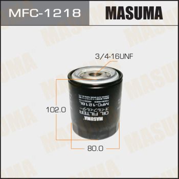 Масляний фільтр MFC-1218 Masuma –  фото 1
