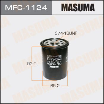 Купити MFC-1124 Masuma Масляний фільтр  Rav 4 (2.0 VVT-i 4WD, 2.0 VVTi 4WD, 2.4 VVTi)