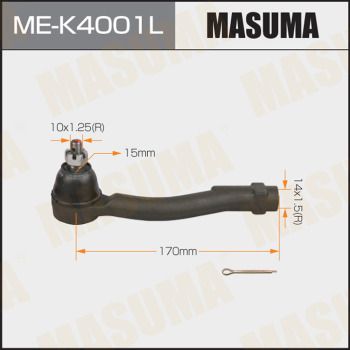 Наконечник рульової ME-K4001L Masuma фото 1
