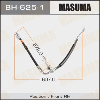 Купить BH-625-1 Masuma Тормозной шланг Мазда 6 ГH (1.8 MZR, 2.0 MZR, 2.5 MZR)
