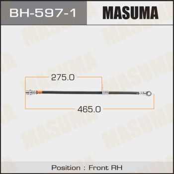 Купити BH-597-1 Masuma Гальмівний шланг Land Cruiser 200 (4.5 D4-D, 4.6 V8, 4.7 V8)