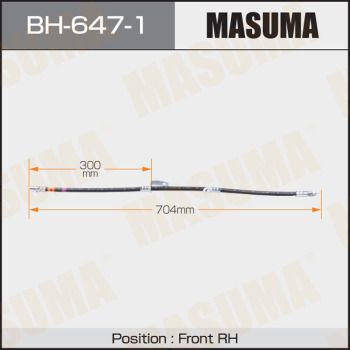 Купити BH-647-1 Masuma Гальмівний шланг