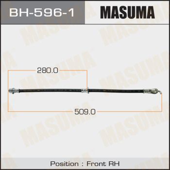 Купить BH-596-1 Masuma Тормозной шланг Хайлендер (2.7, 3.5, 3.5 4WD)