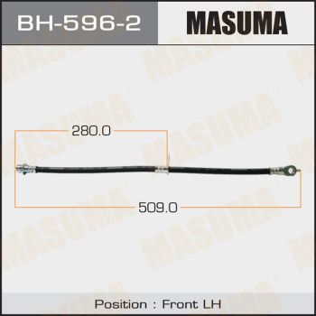 Купить BH-596-2 Masuma Тормозной шланг Highlander (2.7, 3.5, 3.5 4WD)