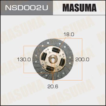 Диск зчеплення NSD002U Masuma фото 1