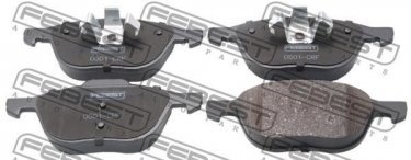 Купить 0501-CRF Febest Тормозные колодки передние Mazda 3 (BK, BL) (1.6, 2.0, 2.2, 2.3, 2.5) 