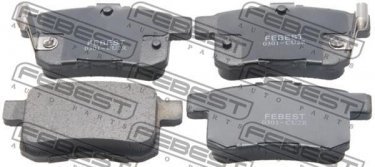 Купить 0301-CU2R Febest Тормозные колодки задние Кросстур 3.5 4WD 