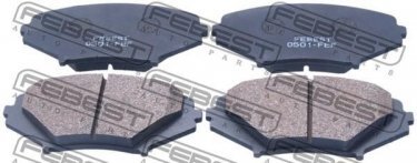 Купить 0501-FEF Febest Тормозные колодки передние RX-8 (1.3, 2.6 Wankel) 