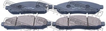 Купити 0201-R51MF Febest Гальмівні колодки передні Pathfinder (2.5 dCi, 2.5 dCi 4WD, 4.0 4WD) 